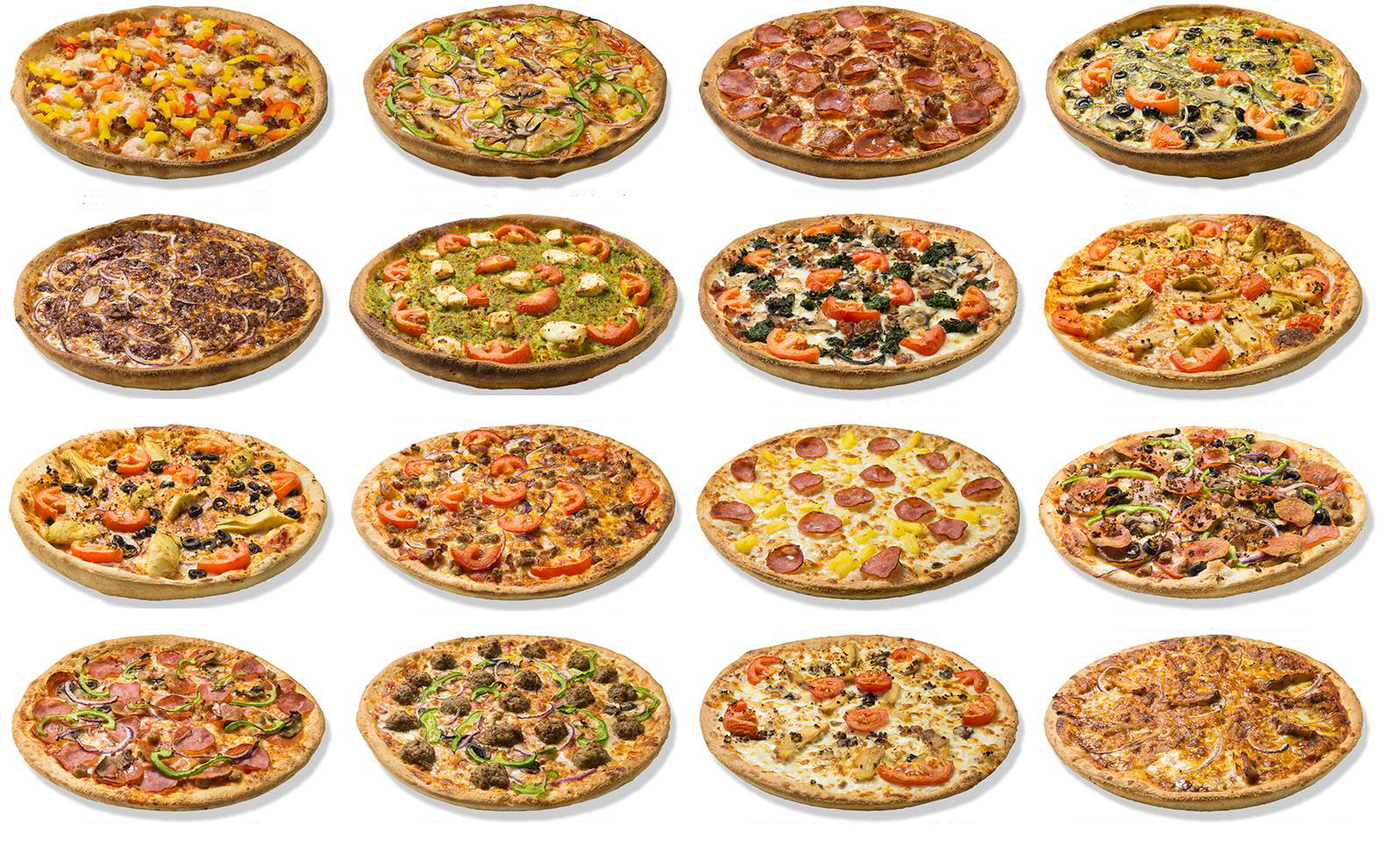 all pizzas